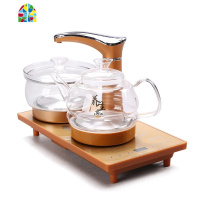 全自动上水壶电热烧水壶家用套装自吸式抽水泡茶具器烧茶器电磁炉 FENGHOU 全自动金电热炉防烫款(2壶)