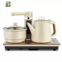 全自动上水电热烧水壶 家用电磁炉套装 电茶壶泡茶专用茶台嵌入式 FENGHOU 尊享4(单壶+煮杯锅)
