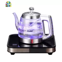 全自动底部上水电热烧水壶保温一体泡茶台专用玻璃抽水家用煮茶器 FENGHOU PS-H7(净水器版)