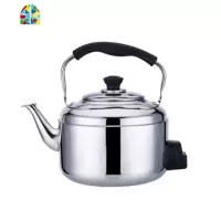 不锈钢电热水壶大容防干烧家用烧水壶电水壶鸣笛电茶壶4-5L6L7L8L FENGHOU 7升电水壶304(95厘米线)