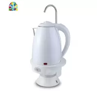 自动上水电热水壶桶装水烧水式吸水式饮水机家用304不锈钢电水壶 FENGHOU 珍珠白