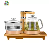 全自动上水壶电热烧水壶专用泡茶具器电磁炉一体家用抽水加水茶台 FENGHOU 新升级加厚防爆养生壶