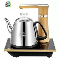 自吸水抽水式电热水壶一体茶道电动喝茶烧水壶全自动上水壶烧茶器 FENGHOU 黑色配304食品级不锈钢壶