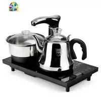 电茶炉全自动上水玻璃电热水壶烧水壶泡茶器煮茶器套装家用不锈钢 FENGHOU 净水器20*37黑色防烫主机尺寸20*37