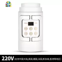 电热烧水壶迷你旅行折叠旅游便携式小型热水杯家用 FENGHOU 220v升级款粉色+隔水炖