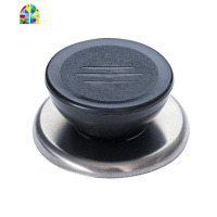 通用锅盖头厨房配件提手不锈钢盖盖圆锅盖帽配件炒锅锅盖把 FENGHOU (小孔)圆盖珠绿色1个