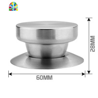 可替换通用锅盖子把手锅盖手柄玻璃锅盖头厨房配件锅盖帽顶珠 FENGHOU 变径款(钢印)