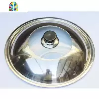 锅盖加厚加高不锈钢透视组合锅盖家用炒锅蒸锅多用锅 FENGHOU 26CM组合盖