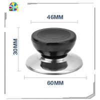 通用型锅盖把手锅盖顶帽锅盖头(大小孔锅盖) 不锈钢盖配件 FENGHOU 橄榄珠()(小孔)
