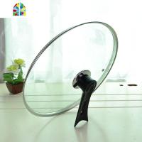 23CM-34CM锅盖钢化盖不锈钢炒锅盖子平底锅盖通用炒菜锅盖。 FENGHOU 加厚款30CM立盖