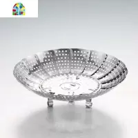 不锈钢蒸架可伸缩折叠蒸笼盘蒸架蒸屉蒸盘器蒸格家用水果篮蒸菜架 FENGHOU 常规普通款伸缩款小号