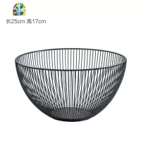北欧铁艺水果篮 爱美创意收纳沥水篮家用客厅茶几果盘镂空果盆 FENGHOU 白色洗菜篮洗菜篮