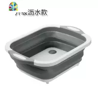 多功能可折叠水厨房洗菜篮 加厚塑料水果篮洗菜盆 FENGHOU 普通款