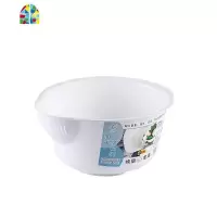 淘米盆水果盘 家用洗菜盆塑料果盘沙拉碗 FENGHOU 天白色7109洗菜篮洗菜篮