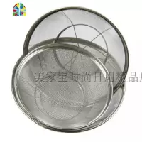 304不锈钢圆形水果篮漏水加固家用过滤网篮洗菜洗米篮沥水淘米盆 FENGHOU 27.5cm洗菜篮洗菜篮