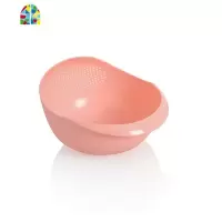 家用厨房洗米筛塑料加厚沥水洗菜盆洗水果篮装水果盆蔬菜。 FENGHOU 蓝色小号洗菜篮洗菜篮