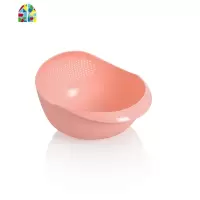 家用厨房洗米筛塑料加厚沥水洗菜盆洗水果篮装水果盆蔬菜。 FENGHOU 蓝色小号洗菜篮洗菜篮