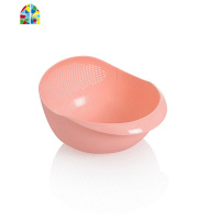 家用厨房洗米筛塑料加厚沥水洗菜盆洗水果篮装水果盆蔬菜。 FENGHOU 蓝色小号洗菜篮洗菜篮