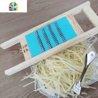 胡萝卜刨丝简单切条器粗丝厨具食堂土豆丝檫子削皮插丝板细切丝机 FENGHOU 龙江2毫米细丝款+护手赠削皮器