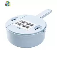 家用多功能切菜刮土豆切片刨丝器厨房用品削皮刀切丝器擦丝器 FENGHOU 北欧蓝(2个装)