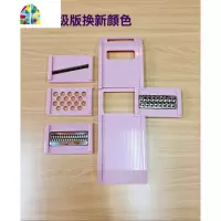 多功家用擦丝器削皮刀擦子刮擦萝卜工具刨土豆丝可换不锈刀片 FENGHOU 310瓜刨蓝色(4刀)削皮器