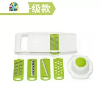 厨房多功能切菜擦子家用擦蔬菜削皮刀土豆丝剥切刨丝器板插刮 FENGHOU 刨丝三件套(无底盘护手器)削皮器