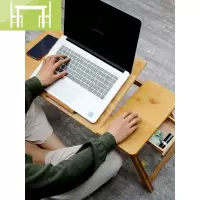 逸家伴侣床上书桌可移动小桌子放床上用的折叠加高笔记本电脑学生写字桌懒人课桌学习坐做桌宿舍神器可升降家用小桌板电脑桌
