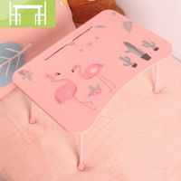 逸家伴侣少女心小桌子寝室床上书桌可爱小桌板卡通家用宿舍上铺折叠电脑桌