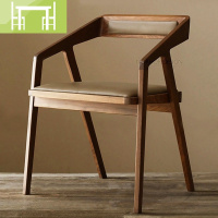 逸家伴侣简约现代全实木办公桌子台式家用美式电脑桌椅长餐桌子写字台书桌