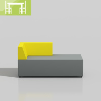 逸家伴侣创意办公室教育培训机构商务会客接待休息区现代简约沙发茶几组合