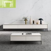 逸家伴侣电视柜茶几组合意式极简工业风北欧现代简约客厅柜轻奢后现代地柜