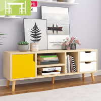 逸家伴侣电视柜茶几组合现代简约客厅家用北欧简易撞色小户型电视机柜子