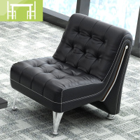 逸家伴侣商务办公沙发简约现公室沙发茶几组合三人位五金简易小型沙发