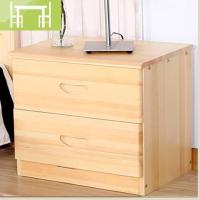 逸家伴侣儿童床配套床头柜实木松木床头柜