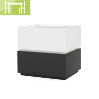 逸家伴侣北欧现代简约创意床头柜木质自由组合柜卧室储物置物收纳柜边角柜