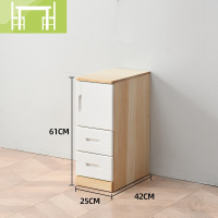 逸家伴侣实木夹缝柜30cm抽屉式厨房冰箱侧边角柜25厘米床头床边超窄缝隙柜电视柜