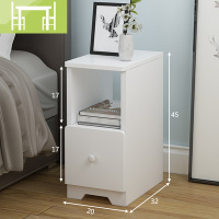 逸家伴侣床头柜迷你20cm超窄小简圆形窄30cm窄边床头柜经济型时尚简易北欧