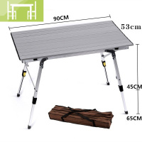 逸家伴侣户外铝合金折叠桌椅便携式超轻可升降烧烤露营野餐车载桌子自驾游桌/桌椅套件