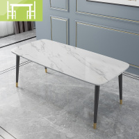 逸家伴侣北欧大理石面餐桌家用小户型现代简约简易轻奢吃饭桌子餐桌椅组合餐台