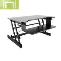 逸家伴侣站立式办公桌笔记本台式电脑桌折叠升降工作台坐站交替桌上桌