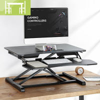 逸家伴侣站立移动笔记本台式办公桌折叠升降电脑桌上工作台桌子增高架