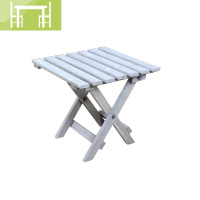 逸家伴侣乡村风创意复古做旧折叠实木小圆桌方桌阳台花园庭院橱窗装饰桌子桌/桌椅套件