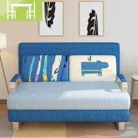 逸家伴侣沙发床可折叠可拆洗客厅单双三人1.5米1.8米乳胶布艺小户型沙发床