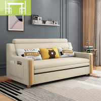 逸家伴侣多功能折叠沙发床客厅简约懒人双人小户型北欧沙发床坐卧两用储物