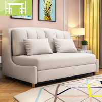 逸家伴侣多功能沙发床可折叠客厅双人两用1.5米小户型布艺实木沙发床1.8米