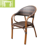 逸家伴侣户外桌椅室外露天阳台外摆藤桌椅休闲餐桌庭院花园咖啡厅酒吧藤椅桌/桌椅套件