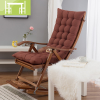 逸家伴侣冬季躺椅垫子折叠椅垫竹椅坐垫摇椅加厚靠垫一体藤椅垫子通用便携