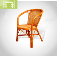 逸家伴侣天然藤椅成人小椅子老人椅休闲椅靠背椅家用餐椅室外阳台单人藤椅