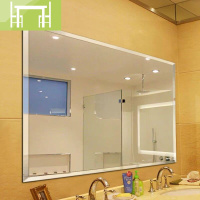 逸家伴侣洗澡间墙面洗脸镜子壁挂贴镜墙洗手间自粘卫生间家用浴室镜挂墙式