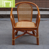 逸家伴侣老式藤椅小藤椅靠背家用 儿童藤椅 成人藤编小椅子阳台桌椅三件套桌/桌椅套件
